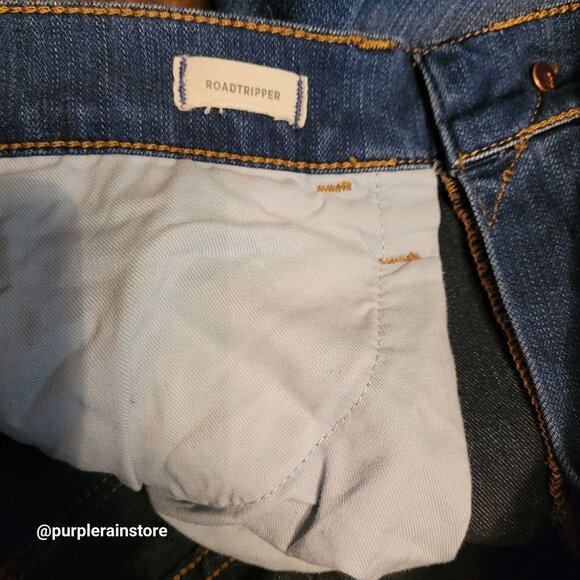 Madewell Jeans Sz 30 Roadtripper Skinny Mid Rise Orson Wash H5804 Stretch Denim - Picture 4 of 12